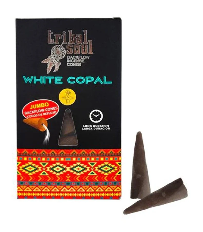 (imagem de) Incenso Refluxo Inverso Tribal Soul - White Copal